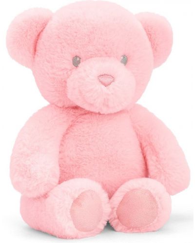 Ekološka plišana igračka Keel Toys Keeleco - Beba medo, ružičasta, 20 cm - 1