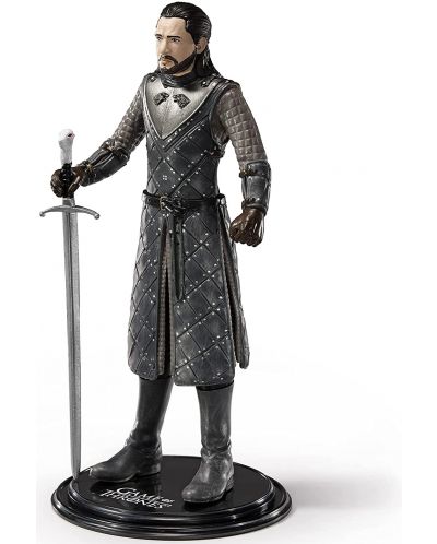 Akcijska figurica The Noble Collection Television: Game of Thrones - Jon Snow (Bendyfigs), 18 cm - 4