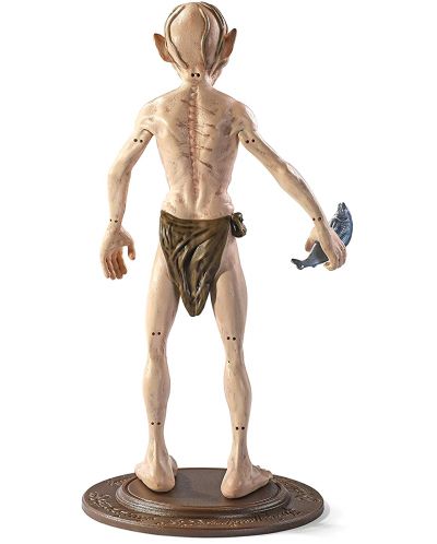 Akcijska figura The Noble Collection Movies: The Lord of the Rings - Gollum (Bendyfigs), 19 cm - 3