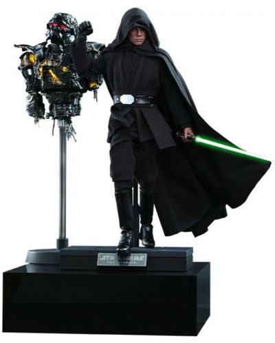 Akcijska figura Hot Toys Television: The Mandalorian - Luke Skywalker (Deluxe Version), 30 cm - 1