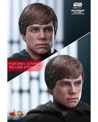 Akcijska figura Hot Toys Television: The Mandalorian - Luke Skywalker (Deluxe Version), 30 cm - 3