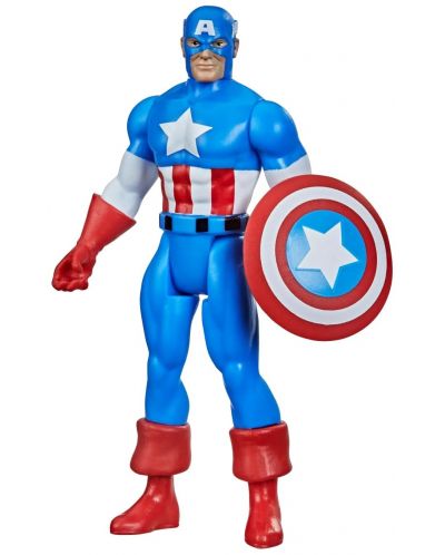 Akcijska figurica Hasbro Marvel: Captain America - Captain America (Marvel Legends) (Retro Collection), 10 cm - 1