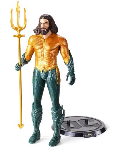 Akcijska figura The Noble Collection DC Comics: Aquaman - Aquaman (Bendyfigs), 19 cm - 1