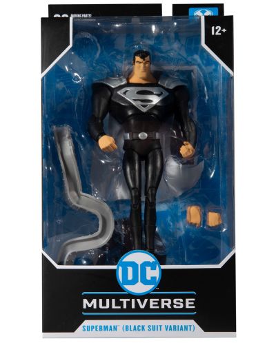 Akcijska figurica McFarlane DC Comics: Multiverse - Superman (The Animated Series) (Black Suit Variant), 18 cm - 8