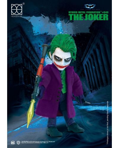 Akcijska figura Herocross DC Comics: Batman - The Joker (The Dark Knight), 14 cm - 4