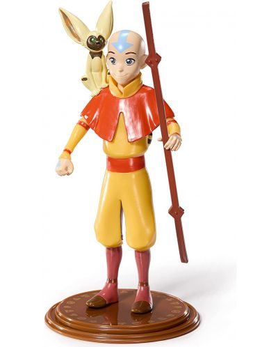 Akcijska figurica The Noble Collection Animation: Avatar: The Last Airbender - Aang (Bendyfig), 18 cm - 4