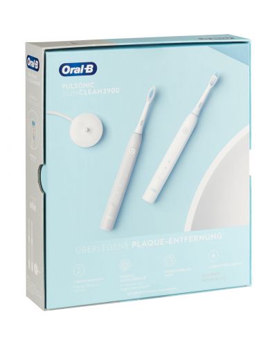 Električna četkica za zube Oral-B - Pulsonic Slim Clean 2900, siva/bijela - 4
