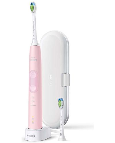 Električna četkica za zube Philips - ProtectiveClean 5100, ružičasta - 1