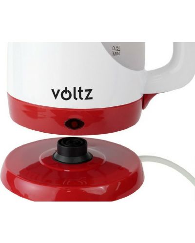 Kuhalo za vodu - Voltz V51230F, 1300 W, 0.9 l, bijelo/crveno - 2