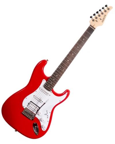 Električna gitaraа Arrow - ST 211 Diamond Red Rosewood/White - 1