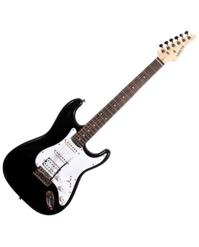 Električna gitara Arrow ST - 211 Deep Black Rosewood/White - 1