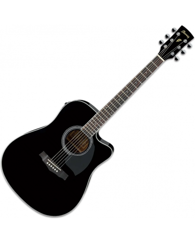 Elektroakustična gitara Ibanez - PF15ECE, Black High Gloss - 5