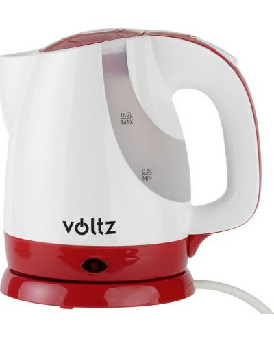 Kuhalo za vodu - Voltz V51230F, 1300 W, 0.9 l, bijelo/crveno - 1