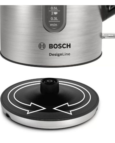 Kuhalo za vodu Bosch - TWK4P440, 2400 W, 1.7 l, srebrnasto - 5