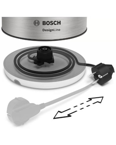 Kuhalo za vodu Bosch - TWK4P440, 2400 W, 1.7 l, srebrnasto - 6