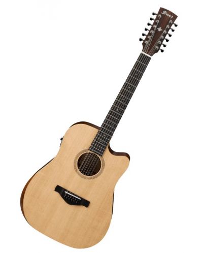 Elektroakustična gitara Ibanez - AW152CE, Open Pore Natural - 1