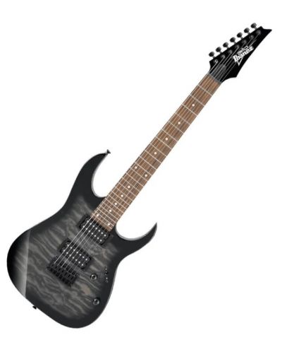 Električna gitara Ibanez - GRG7221QA, Transparent Black Sunburst - 1