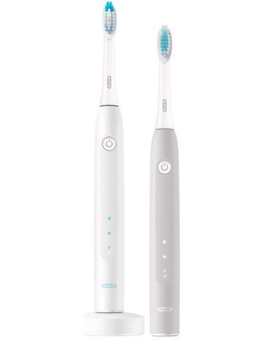 Električna četkica za zube Oral-B - Pulsonic Slim Clean 2900, siva/bijela - 3