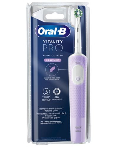 Električna četkica za zube OralB - D103 Pro Lilac CLC 6/21/6, ljubičasta - 2