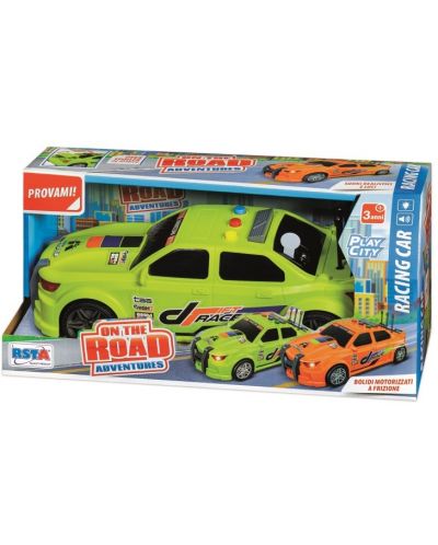 Elektronska igračka RS Toys - Sportski auto s trenjem, sa zvukovima i svjetlima ​ - 1