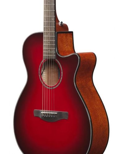 Elektroakustična gitara Ibanez - AEG51, Transparent Red Sunburst High Gloss - 3