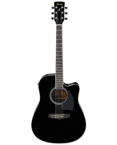 Elektroakustična gitara Ibanez - PF15ECE, Black High Gloss - 1