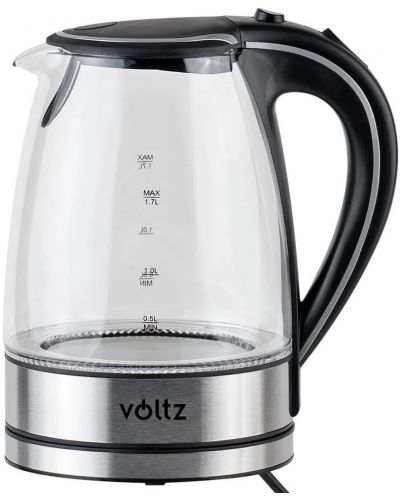 Kuhalo za vodu Voltz - V51230E, 2200W, 1.7l, crni - 1