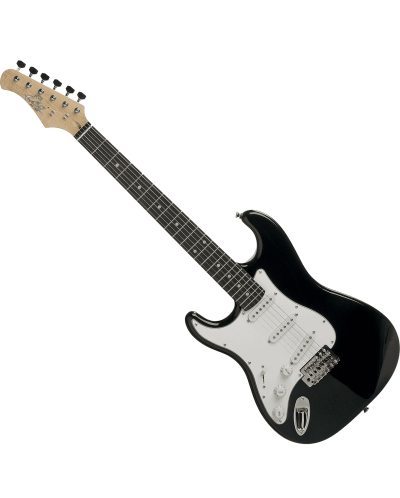 Električna gitara EKO - S-300 LH, crno/bijela - 1