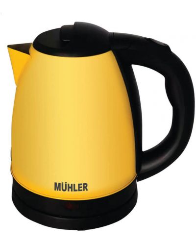 Kuhalo za vodu Muhler - WK-2077Y, 1500W, 2l, žuto/crno - 1