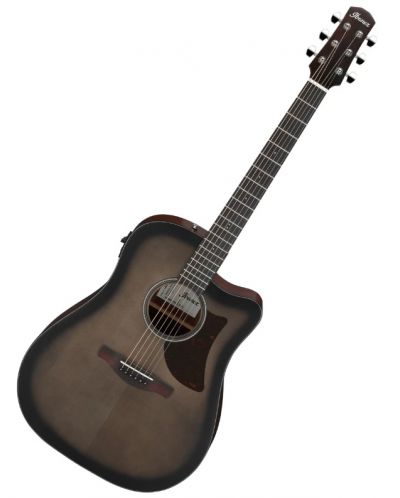 Elektroakustična gitara Ibanez - AAD50CE TCB, Transparent Charcoal Burst - 1