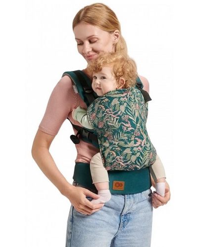 Ergonomski ruksak-nosiljka KinderKraft - Milo, Nature Vibes, zeleni - 2