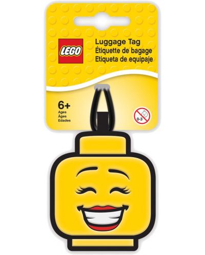 Naljepnica za prtljagu Lego - Za djevojčicu, žuta - 1