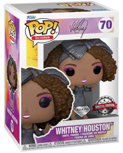Figurica Funko POP! Icons: Whitney Houston - Whitney Houston (Diamond Collection) (Special Edition) #70 - 2