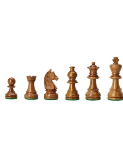 Šahovske figure od ružinog drveta Modiano, velike - 1
