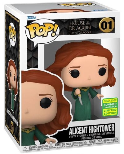Figura Funko POP! Television: House of the Dragon - Alicent Hightower (Convention Limited Edition) #01 - 2