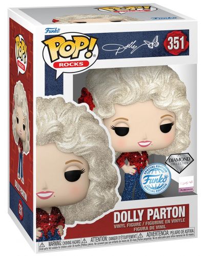 Figurica Funko POP! Rocks: Dolly - Dolly Parton ('77 tour) (Diamond Collection) (Special Edition) #351 - 2