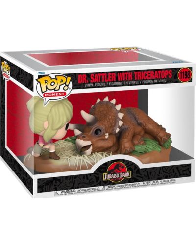 Figurica Funko POP! Moment: Jurassic Park - Dr. Sattler with Triceratops (Special Edition) #1198 - 2