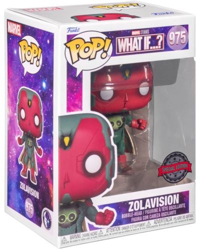 Figurica Funko POP! Marvel: What If…? - ZolaVision (Glows in the Dark) (Special Edition) #975 - 2