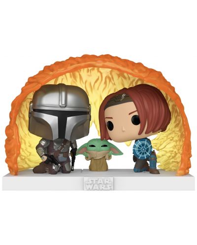 Figurica Funko POP! Moments: The Mandalorian - Grogu Force Barrier #719 - 1