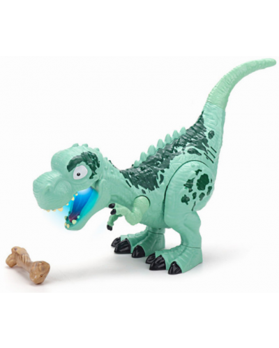 Figura King Me World - Tyrannosaurus rex, sa zvukom i svjetlom, zelena - 2
