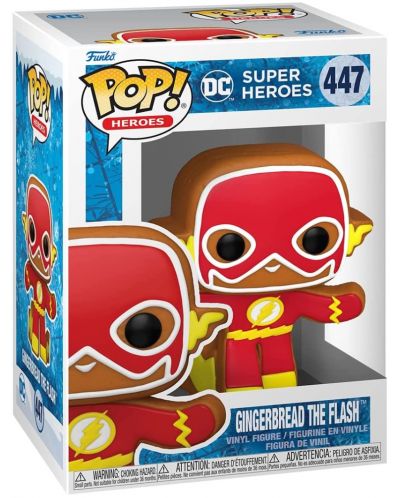 Figura Funko POP! DC Comics: Holiday - Gingerbread The Flash #447 - 2