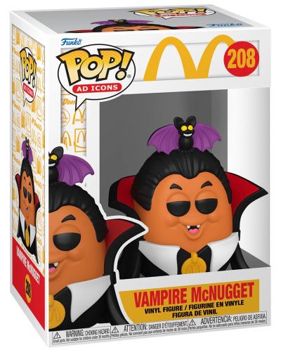 Figura Funko POP! Ad Icons: McDonald's - Vampire McNugget #208 - 2