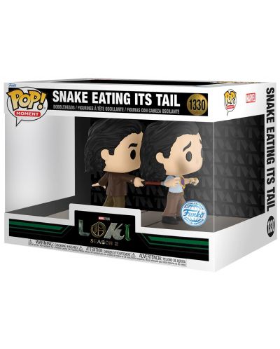 Figura Funko POP! Moments: Loki - Snake Eating It's Tail (Special Edition) #1330 - 2