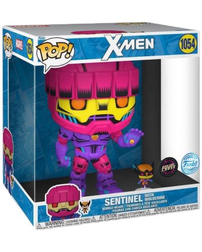 Figura Funko POP Marvel: X Men Sentinel with Wolverine (Special