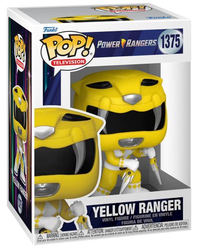 Figurica Funko POP! Television: Mighty Morphin Power Rangers - Yellow Ranger (30th Anniversary) #1375 - 2