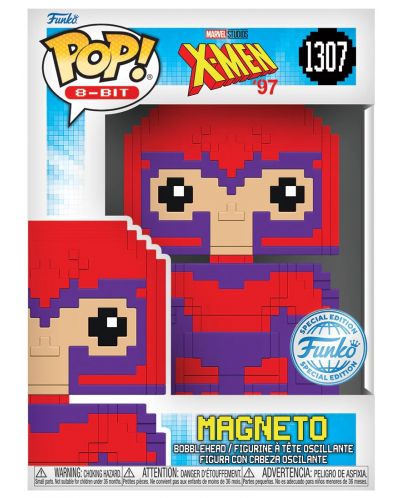Figurica Funko POP! 8-Bit Marvel: X-Men - Magneto (X-Men '97) (Special Edition) #1307 - 2
