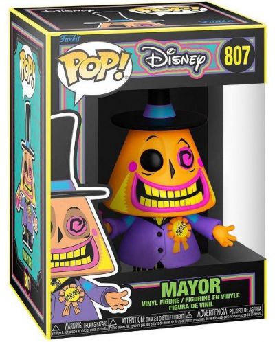 Figura Funko POP! Disney: Nightmare Before Christmas - Mayor (Blacklight) #807 - 2