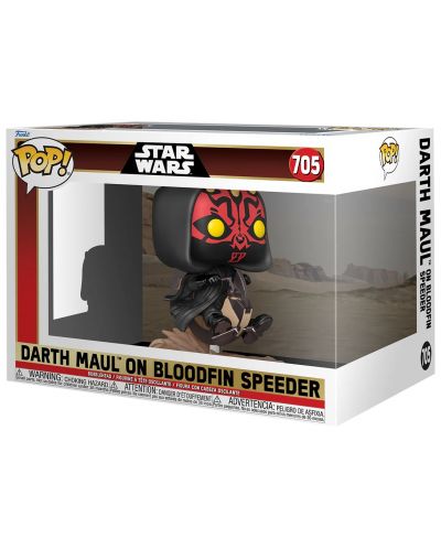 Figura Funko POP! Rides: Star Wars - Darth Maul on Bloodfin Speeder #705 - 2