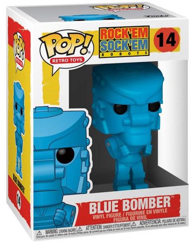 Figura Funko POP! Retro Toys: Rock 'Em Sock 'Em Robots - Blue Bomber #14 - 2
