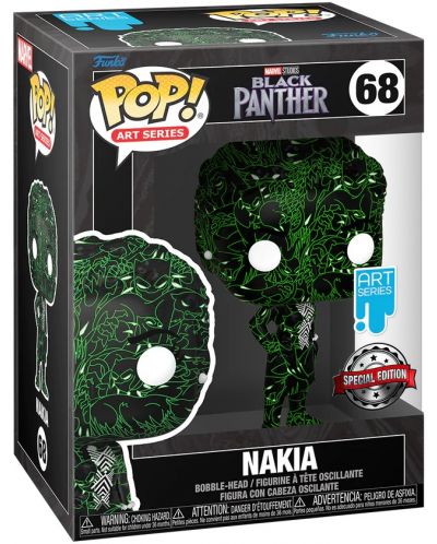 Figura Funko POP! Marvel: Black Panther - Nakia (Art Series) (Special Edition) #68 - 2